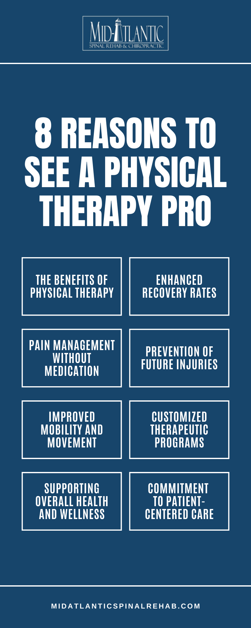 8 Reasons To See A Physical Therapy Pro Infographic