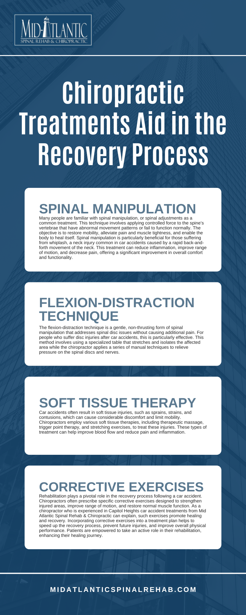 Chiropractic Treatments Aid in The Recovery Process Infographic